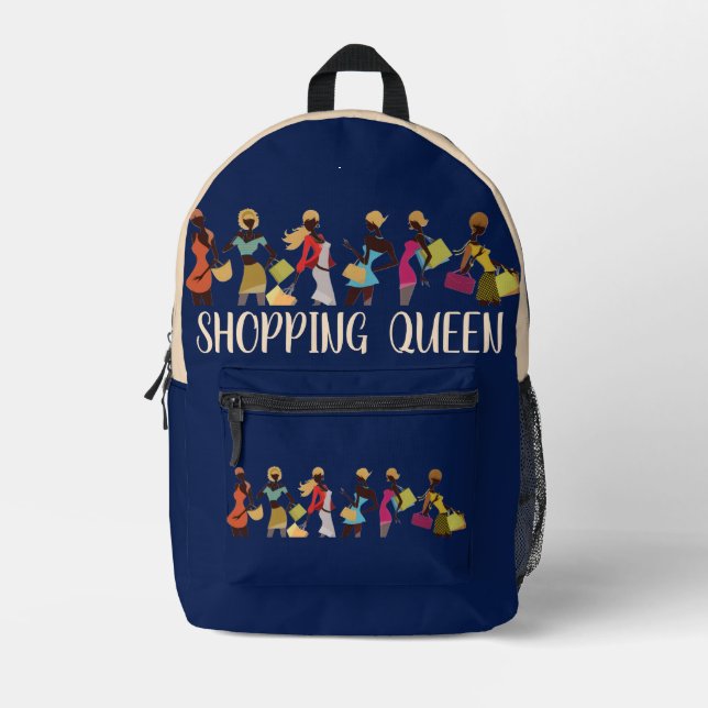 Sac À Dos Imprimé Collection Shopping Queen : Dames  (Recto)