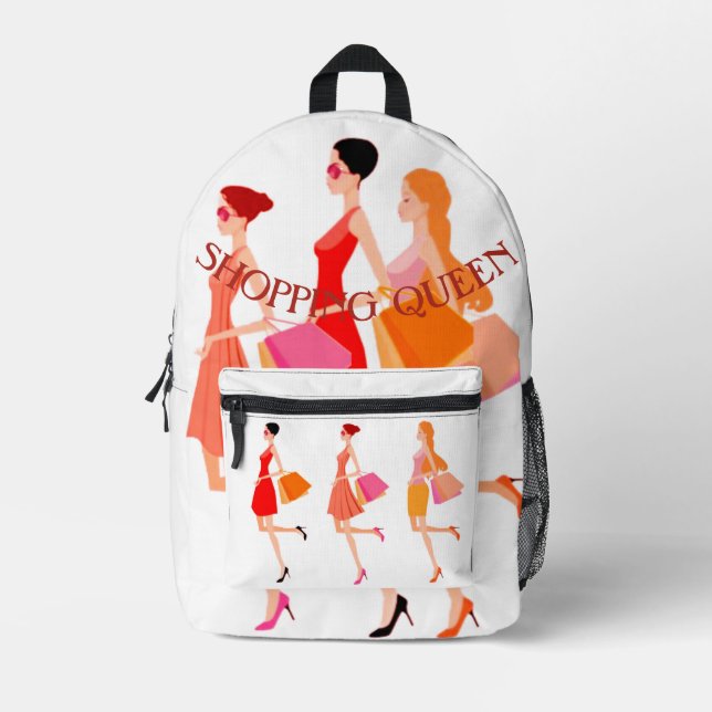 Sac À Dos Imprimé Collection Shopping Queen : Dames  (Recto)