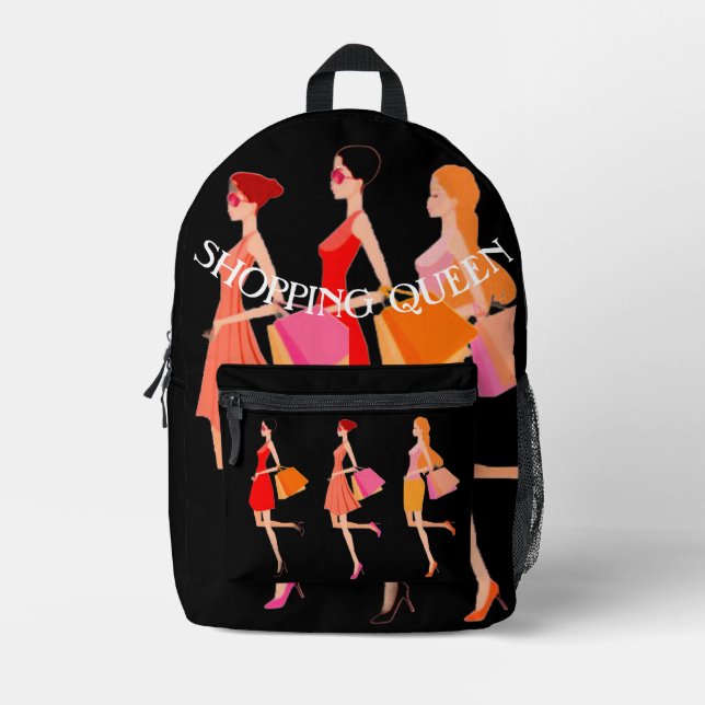 Sac À Dos Imprimé Collection Shopping Queen : Dames  (Recto)