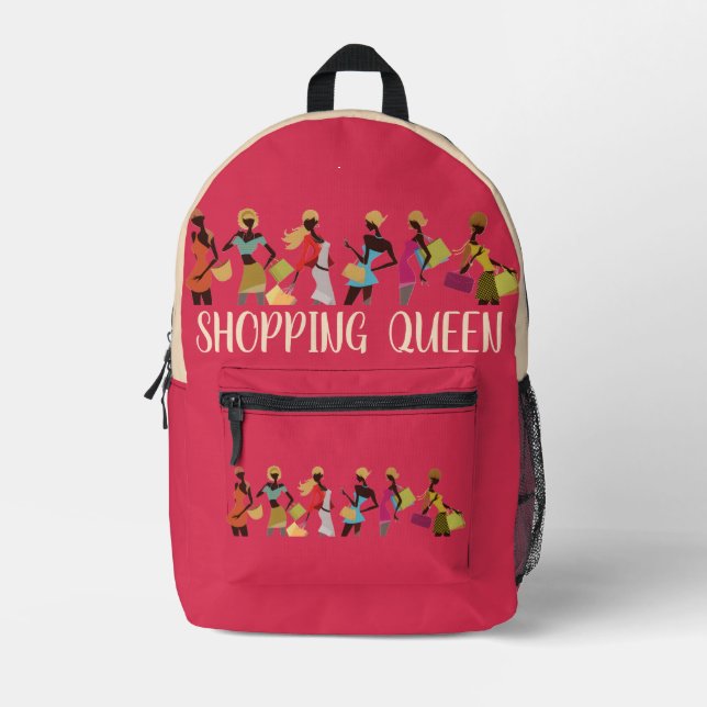 Sac À Dos Imprimé Collection Shopping Queen : Dames  (Recto)