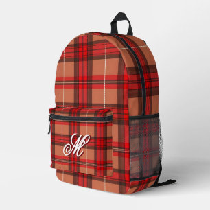 Sac À Dos Imprimé Collection Tartan Rouge Traditionnelle Tartan tend