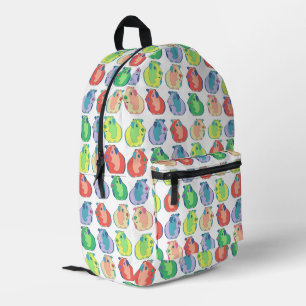 Sac À Dos Imprimé Coloré Pop Art Guinée Pig Motif