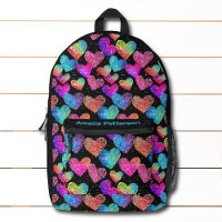 Colorful Moderne Coeurs de Parties scintillant Fil