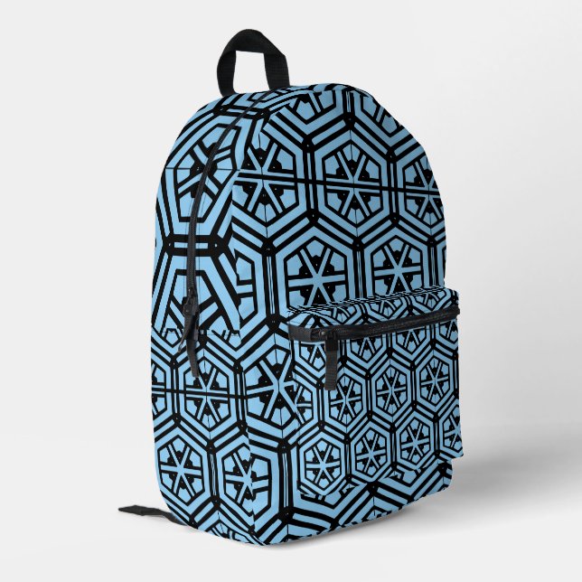 Sac À Dos Imprimé Conception artistique de motifs (Coin arrière gauche)