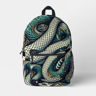 Sac À Dos Imprimé Conception BackPack Motif Snake