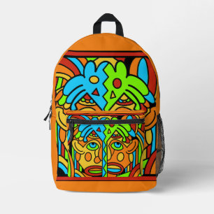 Sac À Dos Imprimé Conception colorée Abstraite
