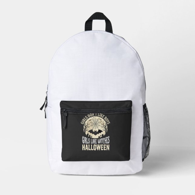 Sac À Dos Imprimé Conception de chauve-souris Halloween pour filles  (Recto)