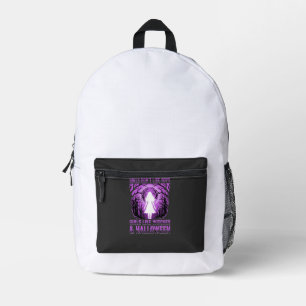 Sac À Dos Imprimé Conception de Halloween pour filles comme des sorc