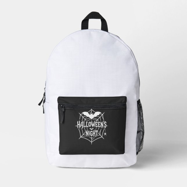 Sac À Dos Imprimé Conception de vecteur de toile d'araignée chauve-s (Recto)
