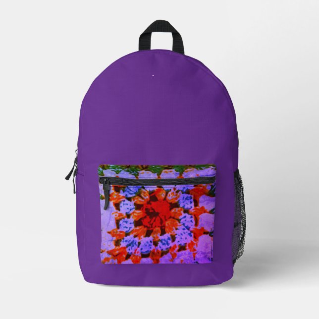 SAC À DOS IMPRIMÉ CONCEPTION DU STYLE DE SAUVEGARDE (Recto)