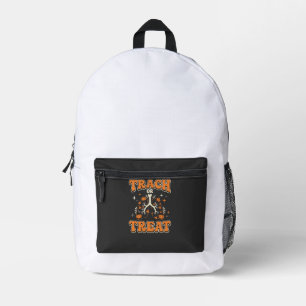 Sac À Dos Imprimé Conception Respiratoire Halloween Trach ou Treat