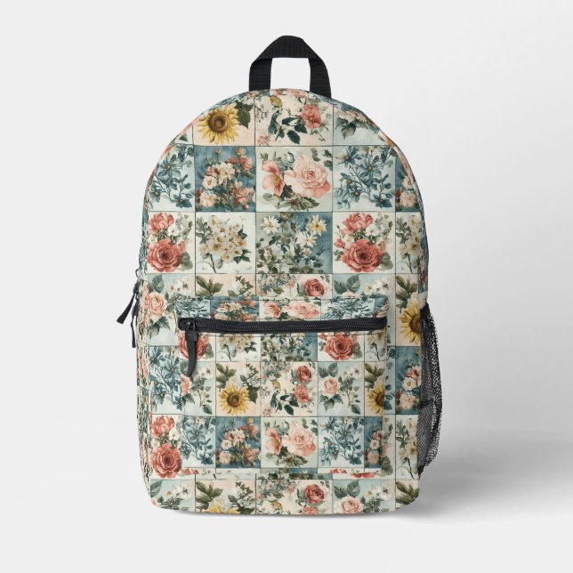 Sac À Dos Imprimé Conception vintage de l'appareillage (Recto)