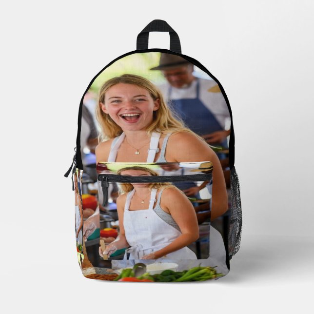Sac À Dos Imprimé Concours de cuisine équitable Personnaliser la pho (Recto)