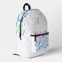Confettis en forme de lettre "A"