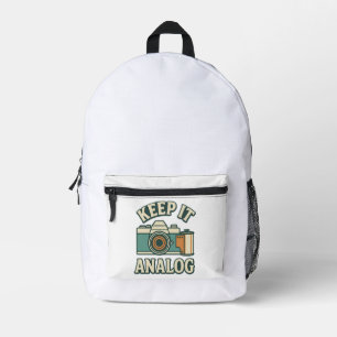 Sac À Dos Imprimé Conserver l'analogique