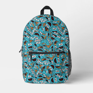 Sac À Dos Imprimé Cookie Monster   Modèle Nom Nom Nom