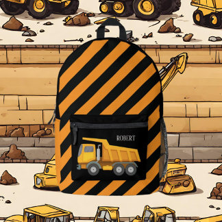 Sac À Dos Imprimé Cool boys Construction ajouter un nom