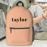 Sac À Dos Imprimé Cool Peach Moderne Minimaliste Simple Design tenda<br><div class="desc">Voici le Cool Peach Modern Minimalist Simple Stylish Trendy Printed Backpack - un accessoire polyvalent et personnalisé pour différents besoins. Ce sac à dos est parfait pour les fournitures de retour à l'école, ce qui en fait un excellent choix pour les enseignants et les élèves. Conçu dans une esthétique moderne...</div>