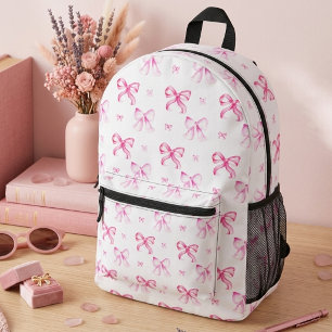 Sac À Dos Imprimé Coquette aquarelle rose mignonne