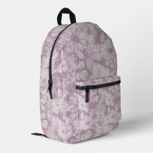 Sac À Dos Imprimé Cottage Campagnard Velouté Lilas Daisy