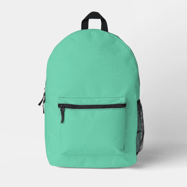 Sac À Dos Imprimé Couleur aigue-marine (Recto)