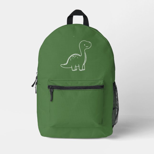 Sac À Dos Imprimé Couleur ferme verte (Recto)
