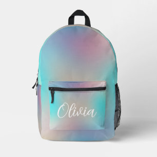 Sac À Dos Imprimé Couleur pastel coloré futuriste