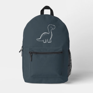 Sac À Dos Imprimé Couleur solide au charbon