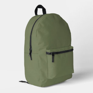 Sac À Dos Imprimé Couleur solide verte Sage