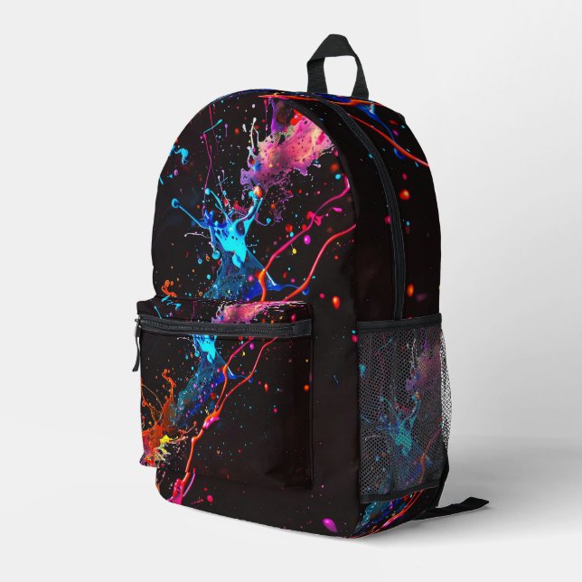 Sac À Dos Imprimé Couleurs cool (Coin arrière droit)