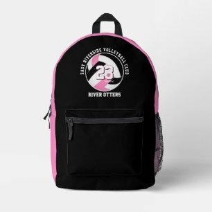 Sac À Dos Imprimé couleurs de l'équipe de volley-ball adolescentes f