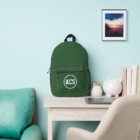 Couleurs et lettres de l'école verte et blanche