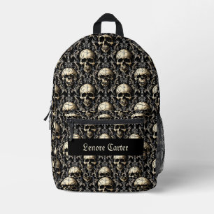 Sac À Dos Imprimé Crânes de goth antiques