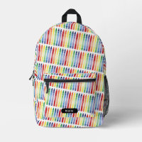 Crayons arc-en-ciel colorés Nom personnalisé École