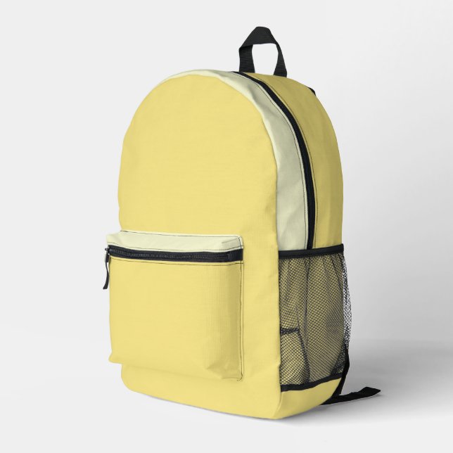 Sac À Dos Imprimé Cream-Yellow Backpack  (Coin arrière droit)