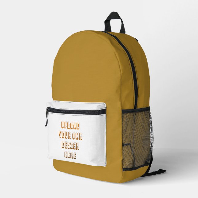 Sac À Dos Imprimé Création de produit personnalisée (Coin arrière droit)