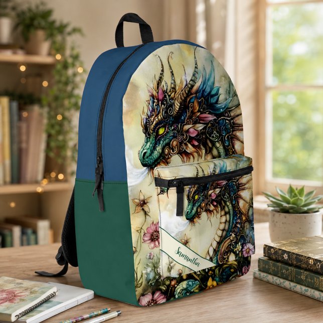 Sac À Dos Imprimé Créature Mythique Enchantée (Créateur téléchargé)