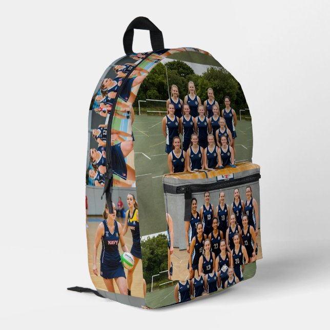 Sac À Dos Imprimé "créer votre propre image" votre image ici équipe  (Coin arrière gauche)