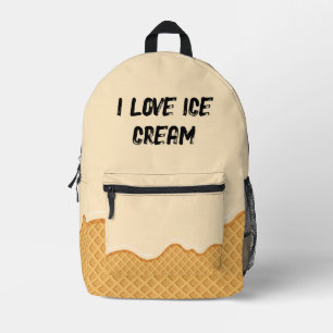Sac À Dos Imprimé crème glacée design sur mesure Vanilla Girl