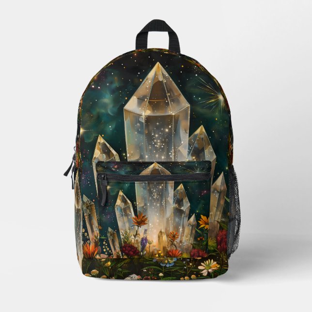 Sac À Dos Imprimé Cristaux clairs (Recto)