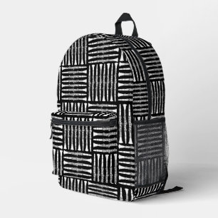 Sac À Dos Imprimé Crosshatch Clarinet Blanc