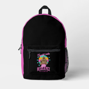 Sac À Dos Imprimé Cryptide Calme Résilience Activée Bigfoot