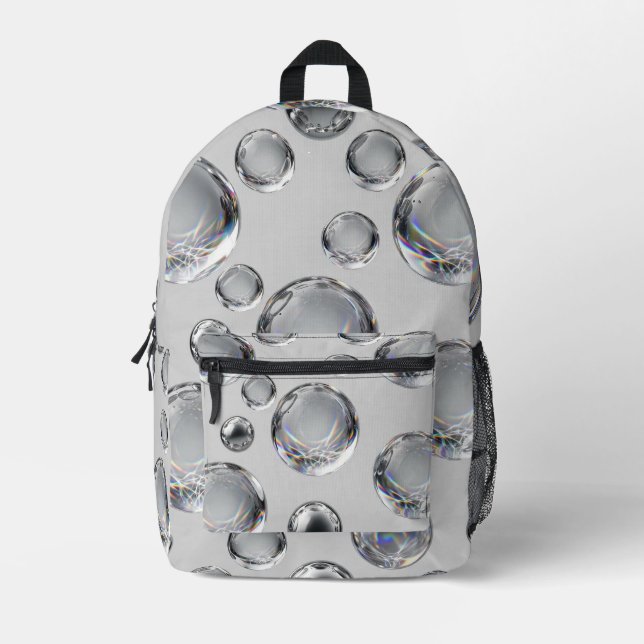 Sac À Dos Imprimé Crystal Chrome Orbs Backpack (Recto)