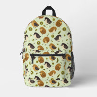 Cute Kiwi Birds Motif