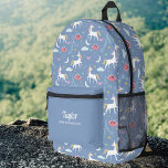 Sac À Dos Imprimé Cute Magique Unicorne, Personnalisé Enfants Nom Te<br><div class="desc">Super fun, mignon sac à dos avec une impression magique de licorne et le nom de votre enfant et une ligne de texte supplémentaire bonus. Ajouter un numéro de téléphone, dire, etc. ou supprimer. Assez spacieux pour les livres, l'ordinateur, l'équipement sportif et plus - ou utiliser comme voyage, sac de...</div>