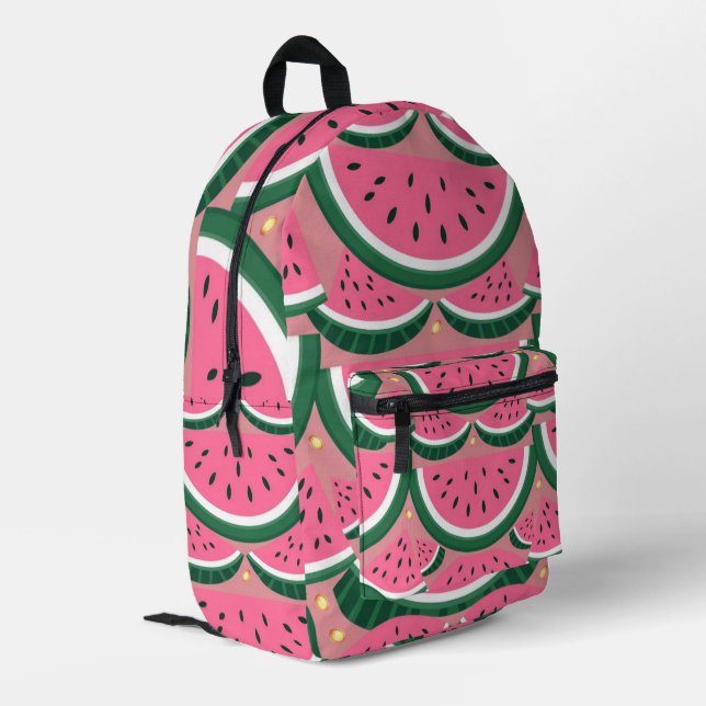 Sac À Dos Imprimé Cute Motif Watermelon (Coin arrière gauche)