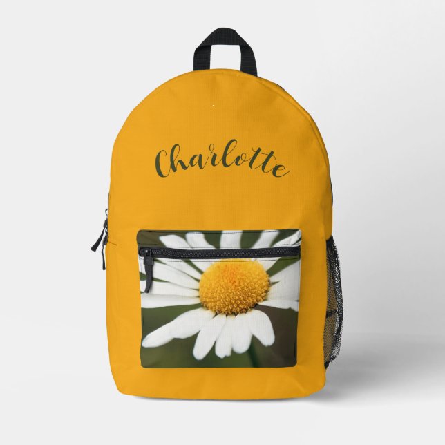 Sac À Dos Imprimé Daisy avec nom (Recto)
