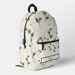 Sac À Dos Imprimé Daisy Dessin I Nom personnalisé