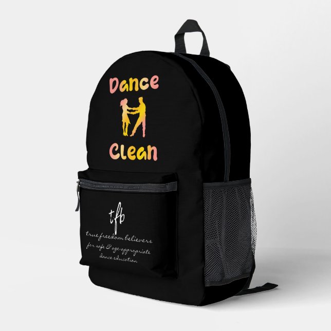 Sac À Dos Imprimé Danse Clean Cava Rosa (Coin arrière droit)