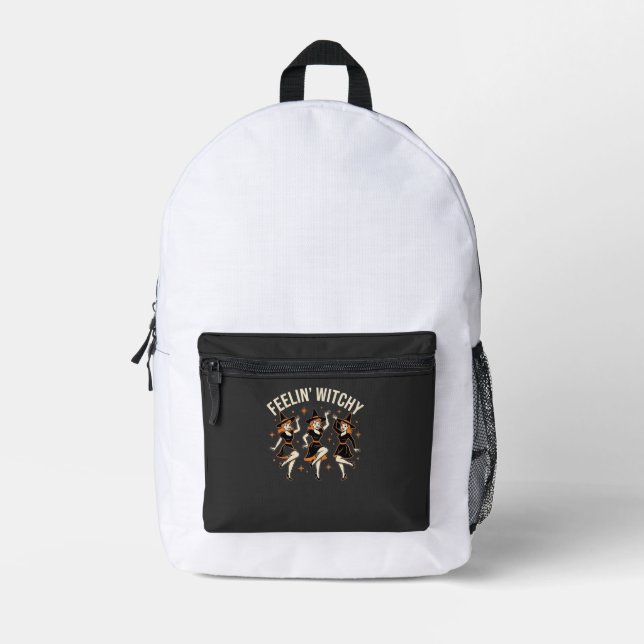 Sac À Dos Imprimé Danse de sorcière Halloween Feelin 'Witchy (Recto)